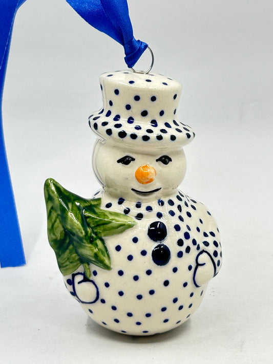 Ornament Snowman with Tree - 061A