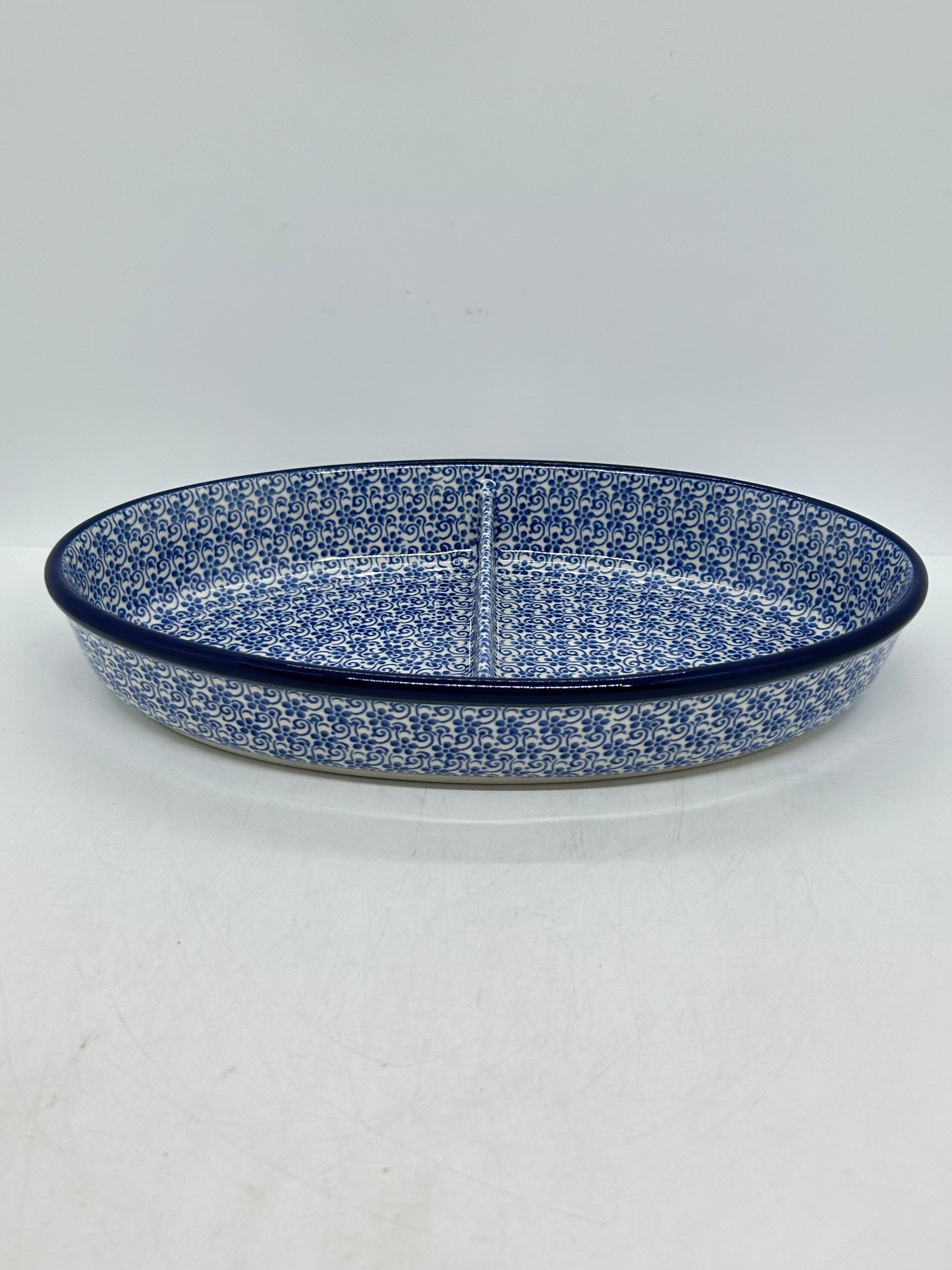 Dish ~  Divided Oval ~ 2111X - T4!