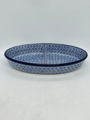 Dish ~  Divided Oval ~ 2111X - T4!