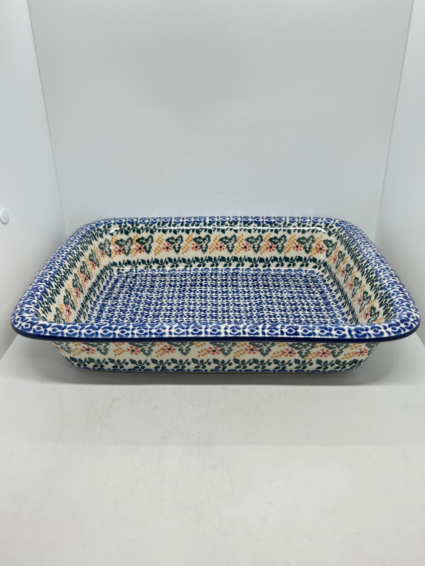854 ~ Baker ~ Rectangular w/Rim ~ Lasagna ~ 11.25" x 13.75" ~ 0641X ~ T4!