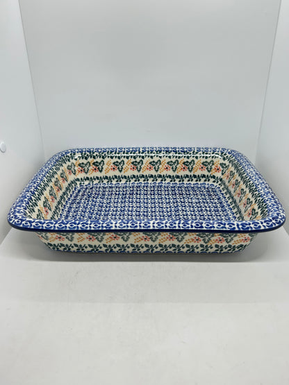 854 ~ Baker ~ Rectangular w/Rim ~ Lasagna ~ 11.25" x 13.75" ~ 0641X ~ T4!