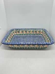 854 ~ Baker ~ Rectangular w/Rim ~ Lasagna ~ 11.25" x 13.75" ~ 0641X ~ T4!