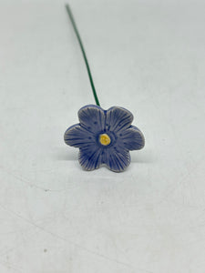 Ceramic Violet Flower