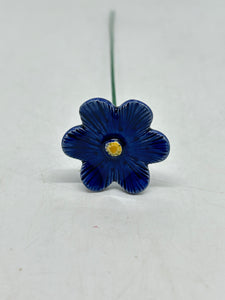 Ceramic Violet Flower