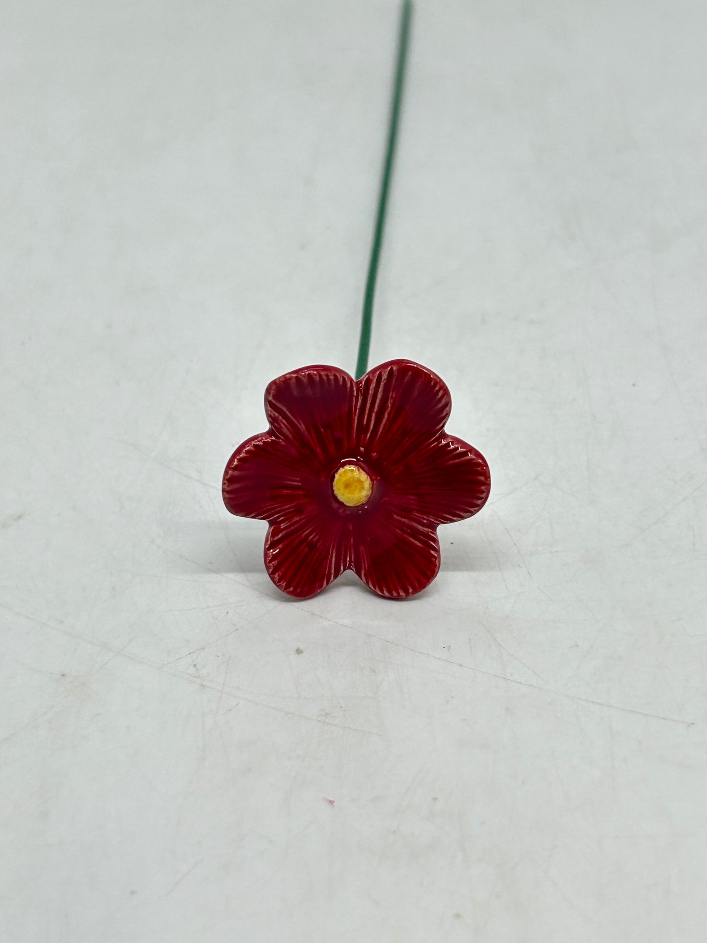 Ceramic Violet Flower