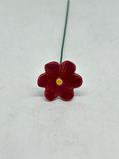 Ceramic Violet Flower