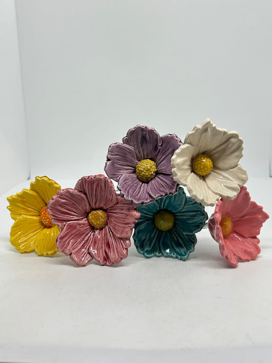 Ceramic Hibiscus Flower