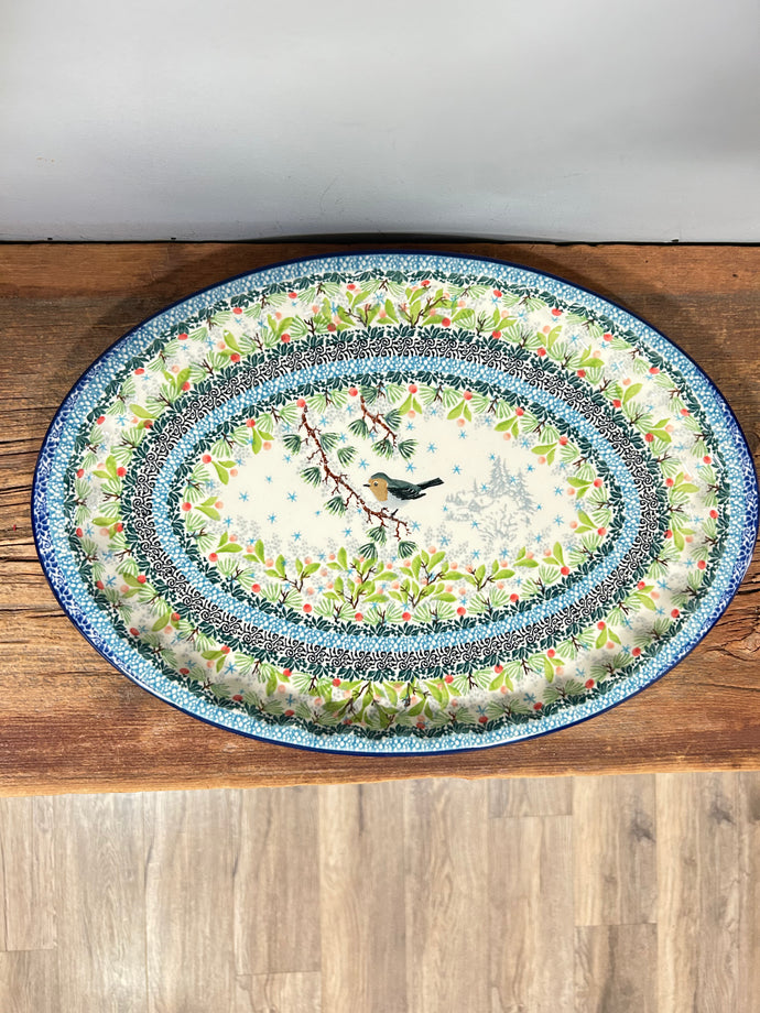 Oval Platter ~ 14.5” x 10” ~ U5172 - U4!