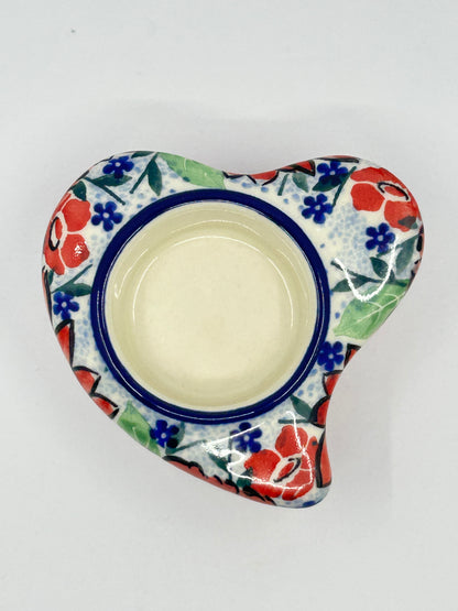Heart Shaped Tea Light Holder- 3.25" W ~ U5137 - U4!