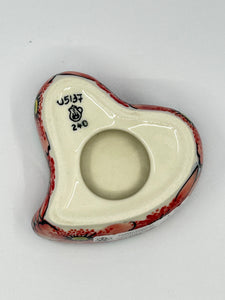 Heart Shaped Tea Light Holder- 3.25" W ~ U5137 - U4!