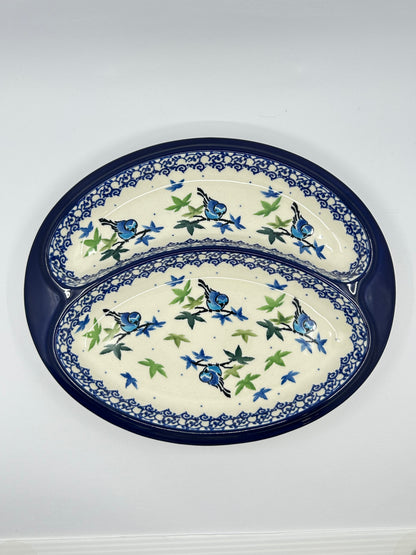 Dish ~ Divided ~ 8 x 9.75 inch ~ 3235X ~ T4!