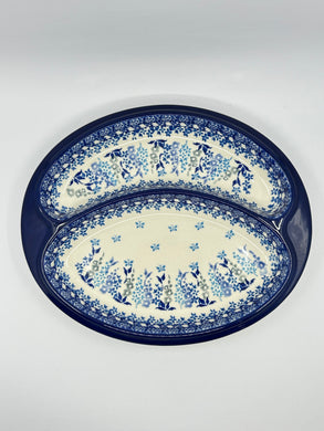 Dish ~ Divided ~ 8 x 9.75 inch ~ 3278X ~ T3!