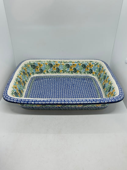 Baker ~ Rectangular w/Rim ~ Lasagna ~ 11.25 x 13.75 inch ~ U5106 ~ U3!
