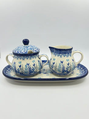Cream (6 oz) & Sugar (7oz) w/Plate ~ 3278X - T3!