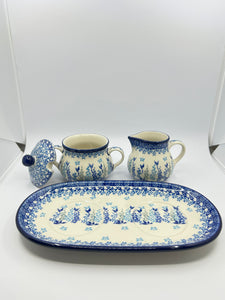Cream (6 oz) & Sugar (7oz) w/Plate ~ 3278X - T3!