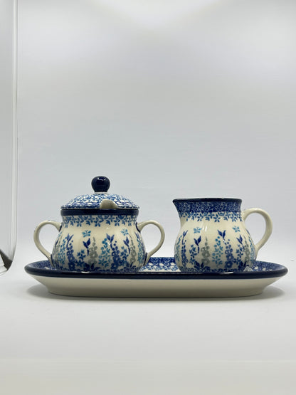 Cream (6 oz) & Sugar (7oz) w/Plate ~ 3278X - T3!
