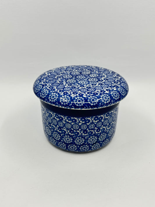 European Butter Dish ~ 3.75W x 3H ~ 2615X - T3!