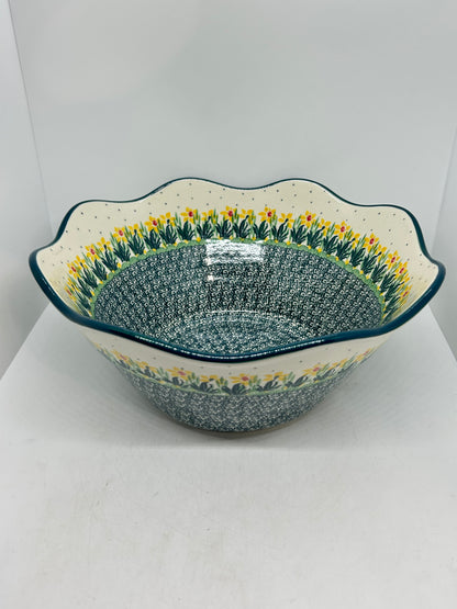 Bowl ~ Wavy Edge ~ Large ~ 12 inch ~ 2777Q ~ T3!