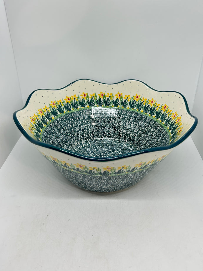 Bowl ~ Wavy Edge ~ Large ~ 12 inch ~ 2777Q ~ T3!