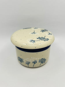 European Butter Dish ~ 3.75W x 3H ~ 2812X - T3!