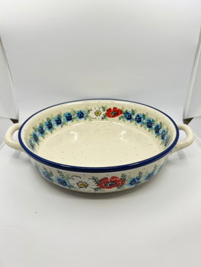 420 ~ Baker ~ Round w/ Handles ~ 10