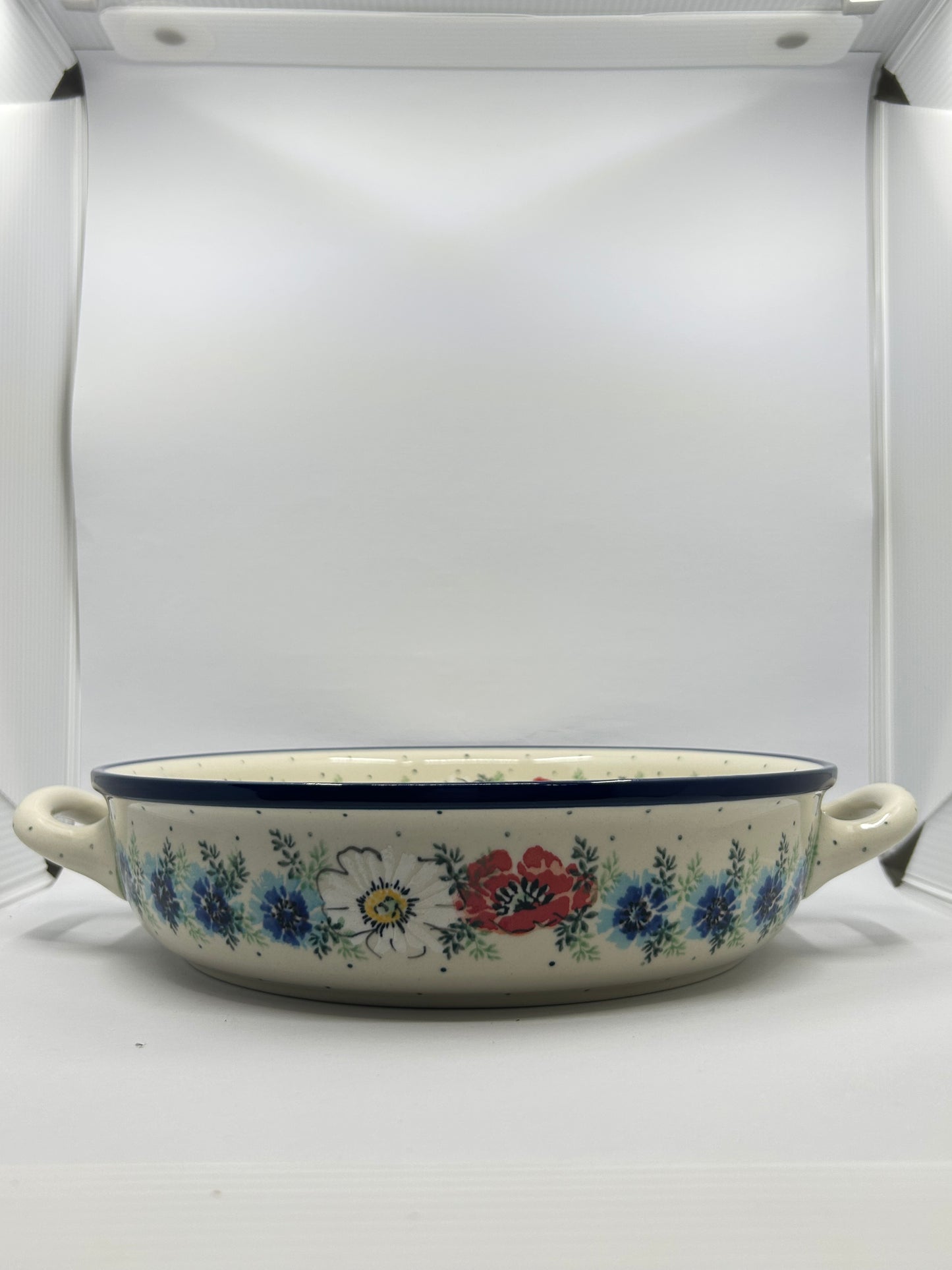 420 ~ Baker ~ Round w/ Handles ~ 10" ~ 2511X - T3!