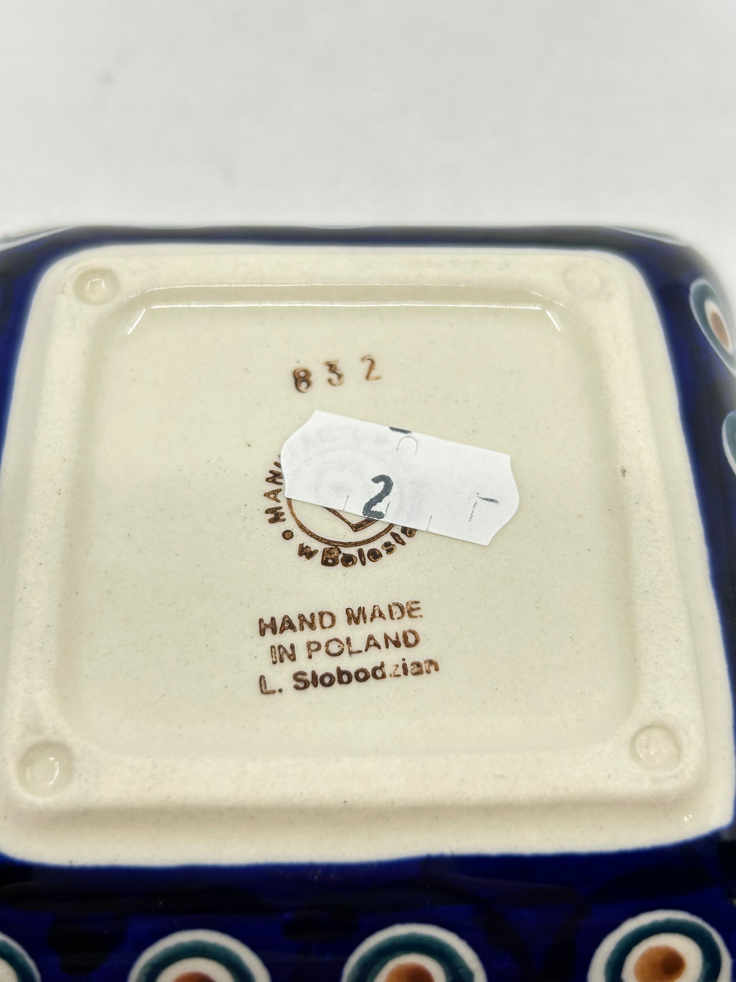 Second Quality Square Bowl for Starters - 054A