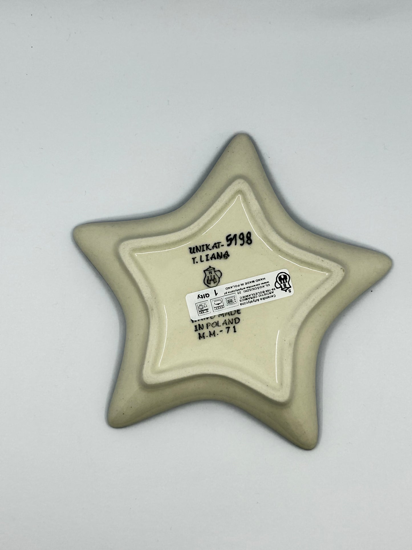 Medium Star Plate - U5198 - U3!