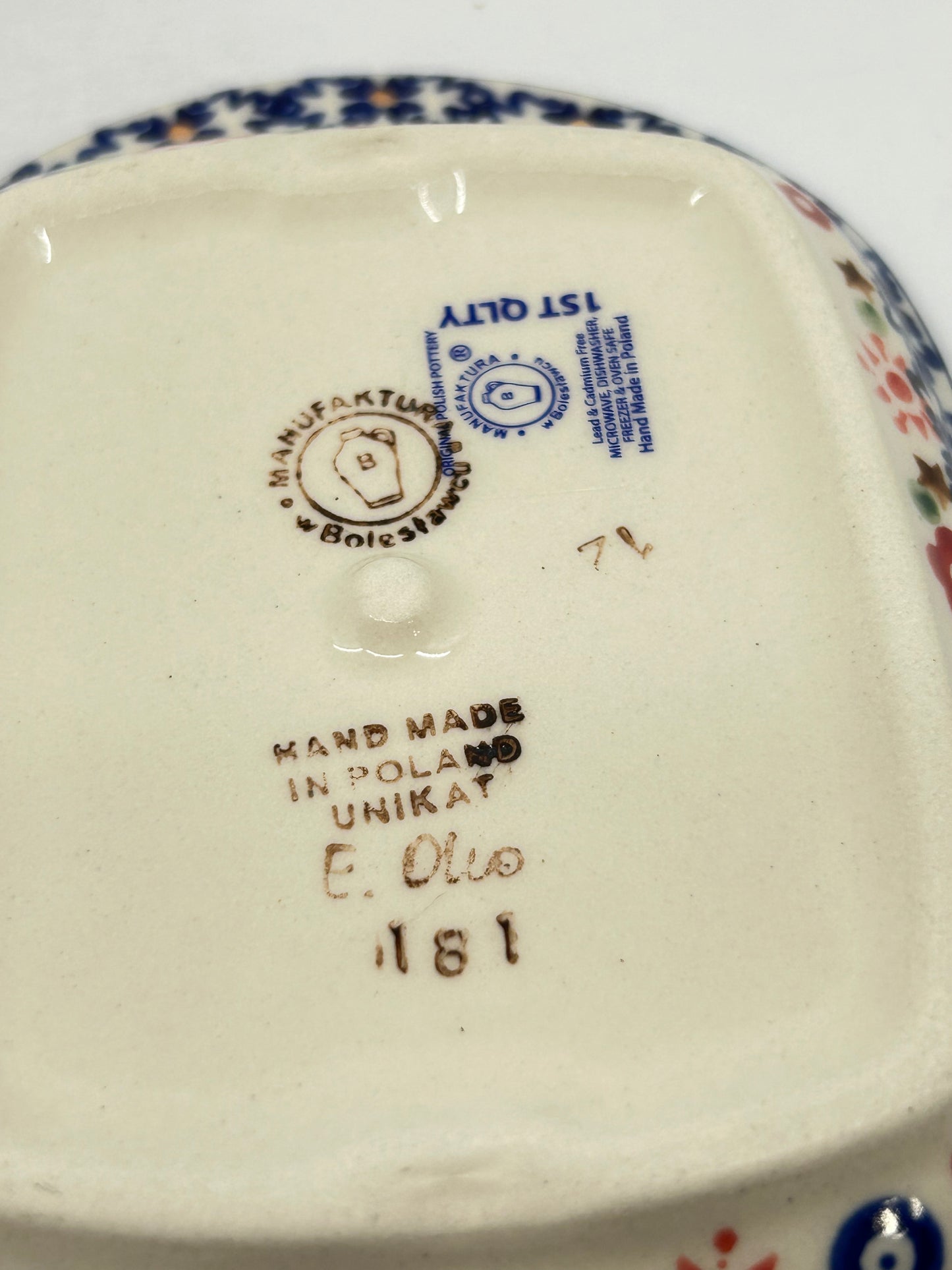Small Butter Dish  - EO34