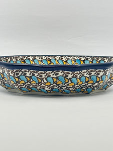 Bowl ~ Oval Fluted ~ 6 x 7.5 inch ~ U5210 ~ U3!