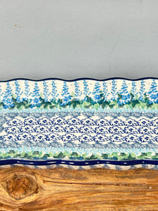 Tray ~ Scalloped Oval ~ 5.5" x 20.25" ~ 3300X - T4!