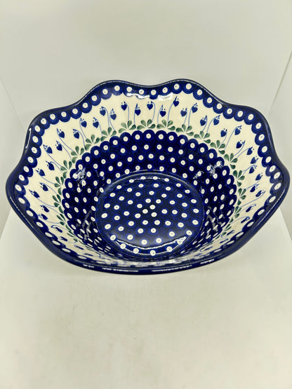 Bowl ~ Wavy Edge ~ Large ~ 12 inch ~ 377OX ~ T3!