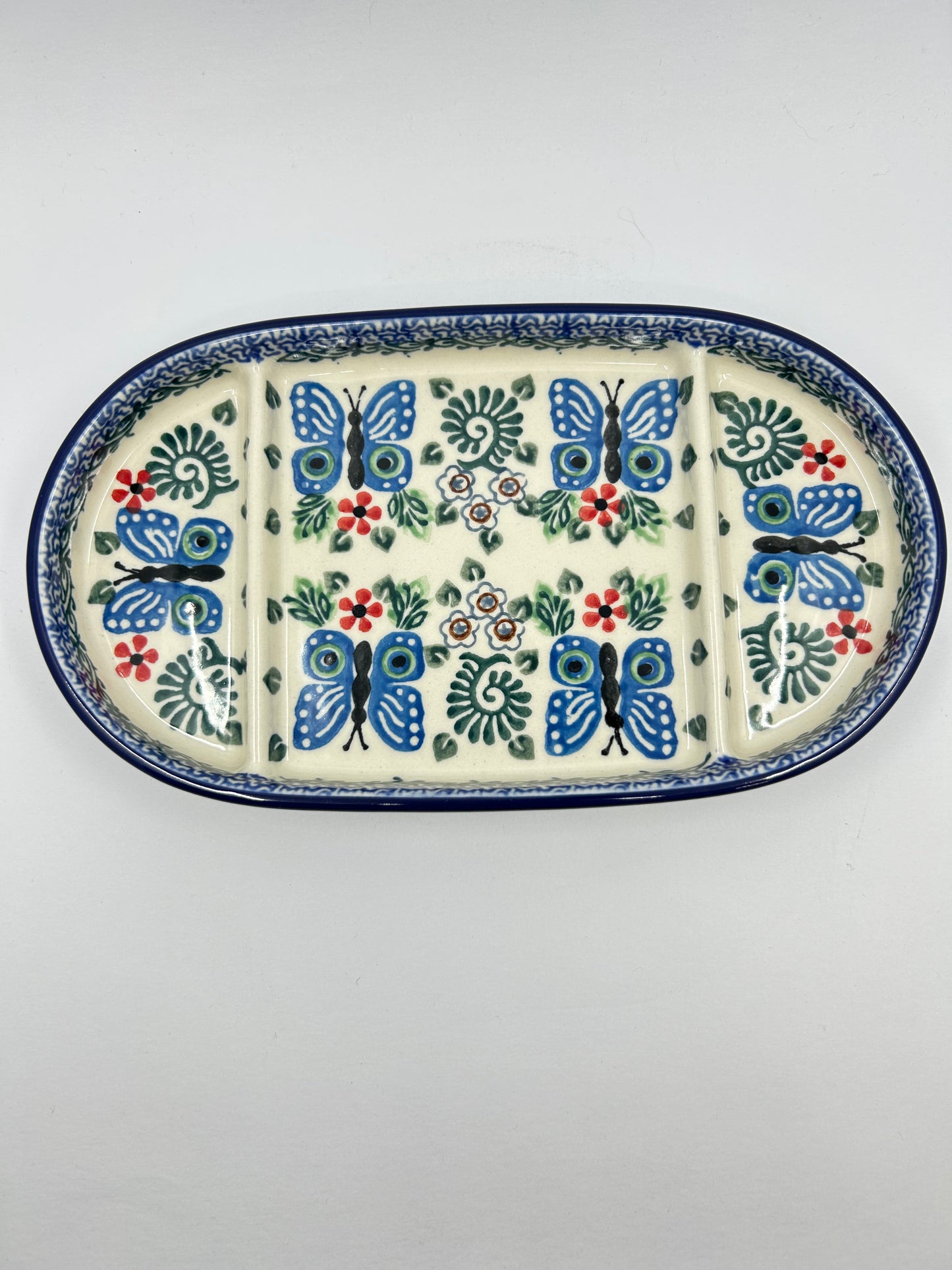Divided Oval Tray - U1955 ~ U3*