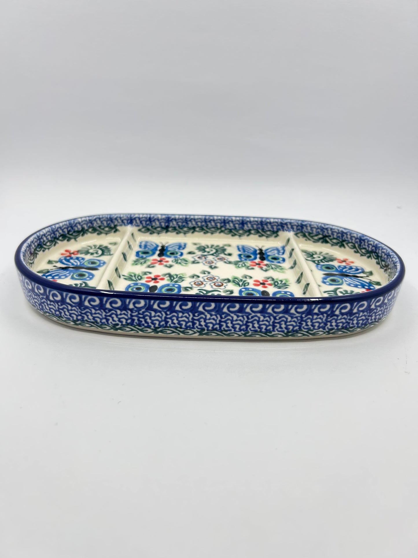 Divided Oval Tray - U1955 ~ U3*
