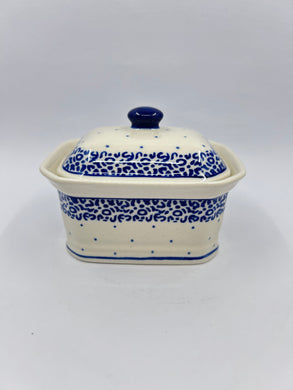 Covered Container ~ 3.25H x 3.5W x 4.5L ~ 0056 - T1!