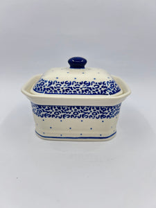 Covered Container ~ 3.25H x 3.5W x 4.5L ~ 0056 - T1!