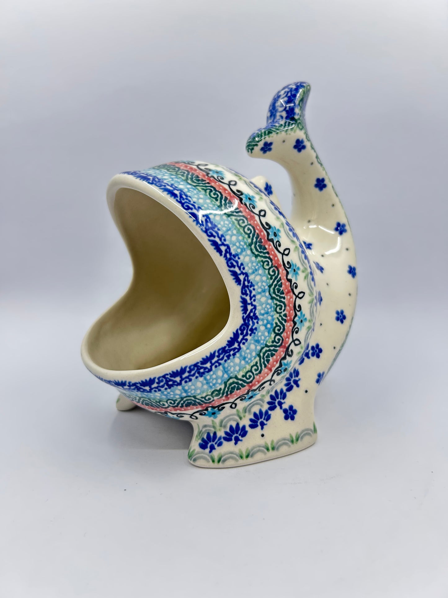 Open Fish Scrubby Bowl - U5198 ~ U3!