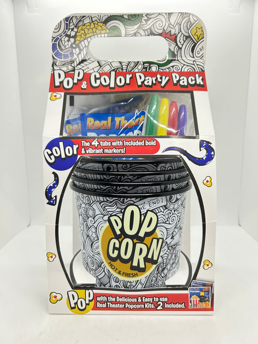 Pop and Color Popcorn Party Pack