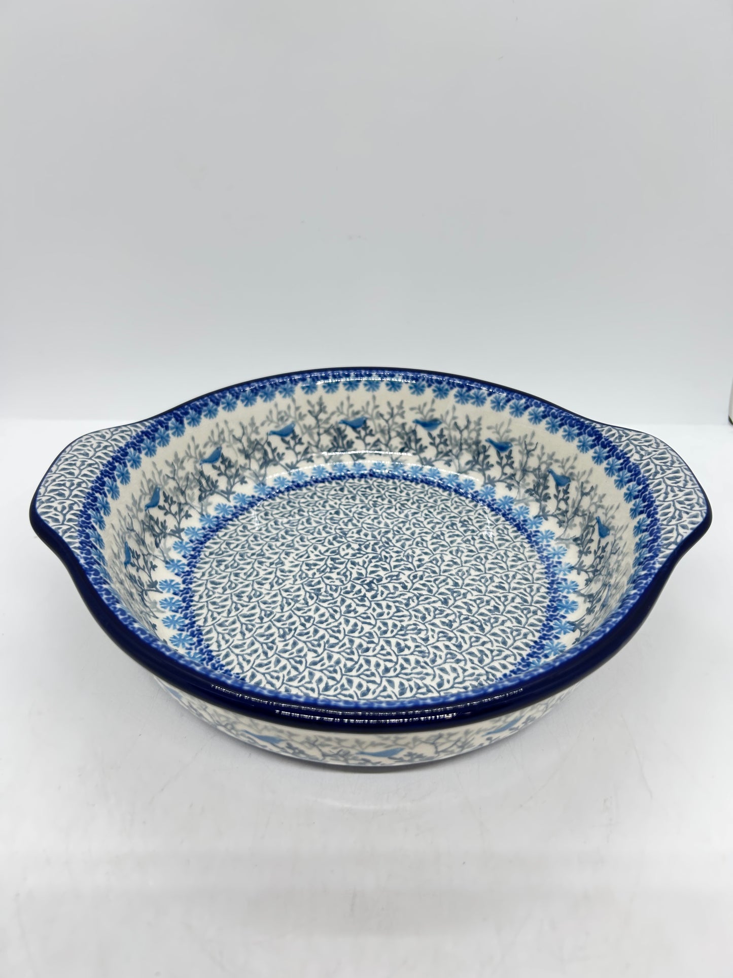 Baker ~ Round w/ Handles ~ 8 inch ~ 2829X - T4!