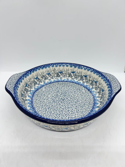 Baker ~ Round w/ Handles ~ 8 inch ~ 2829X - T4!