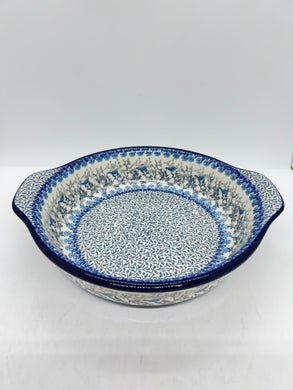 Baker ~ Round w/ Handles ~ 8 inch ~ 2829X - T4!
