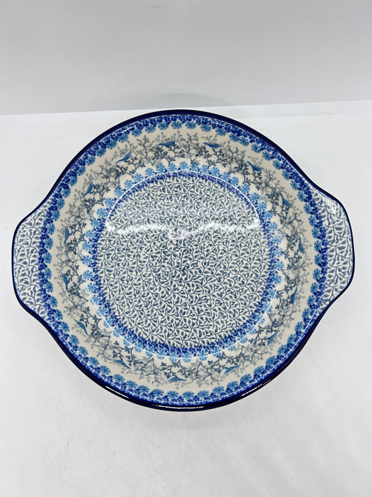 Baker ~ Round w/ Handles ~ 8 inch ~ 2829X - T4!