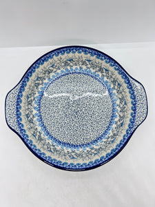 Baker ~ Round w/ Handles ~ 8 inch ~ 2829X - T4!