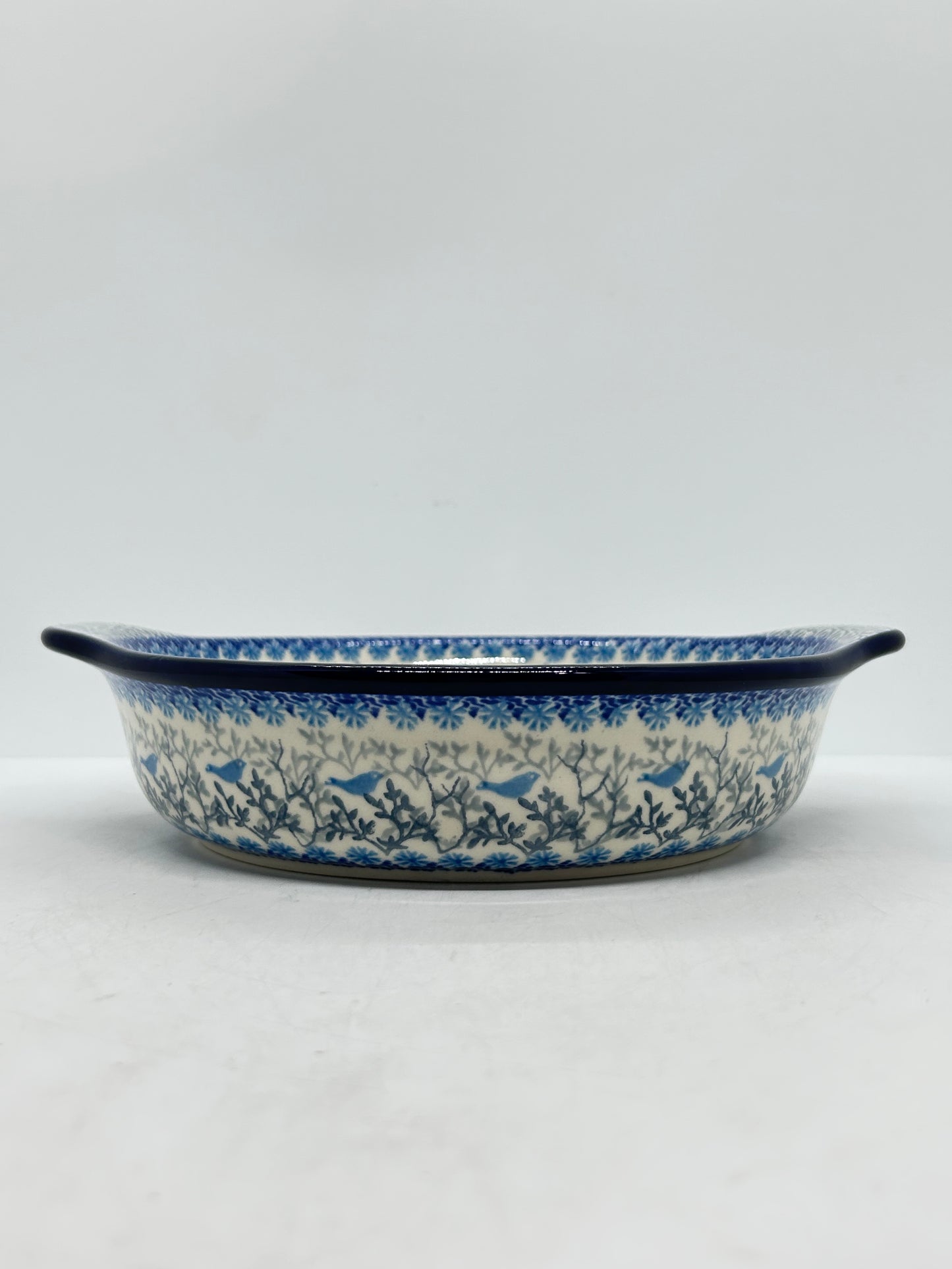 Baker ~ Round w/ Handles ~ 8 inch ~ 2829X - T4!