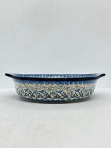 Baker ~ Round w/ Handles ~ 8 inch ~ 2829X - T4!