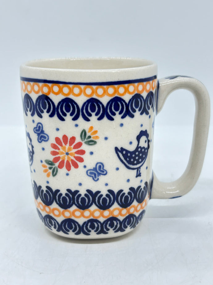 Lady Blue Square Mug - 026 - U4