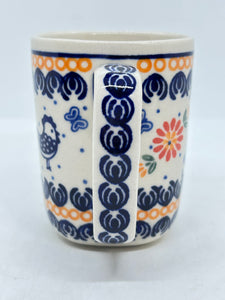 Lady Blue Square Mug - 026 - U4