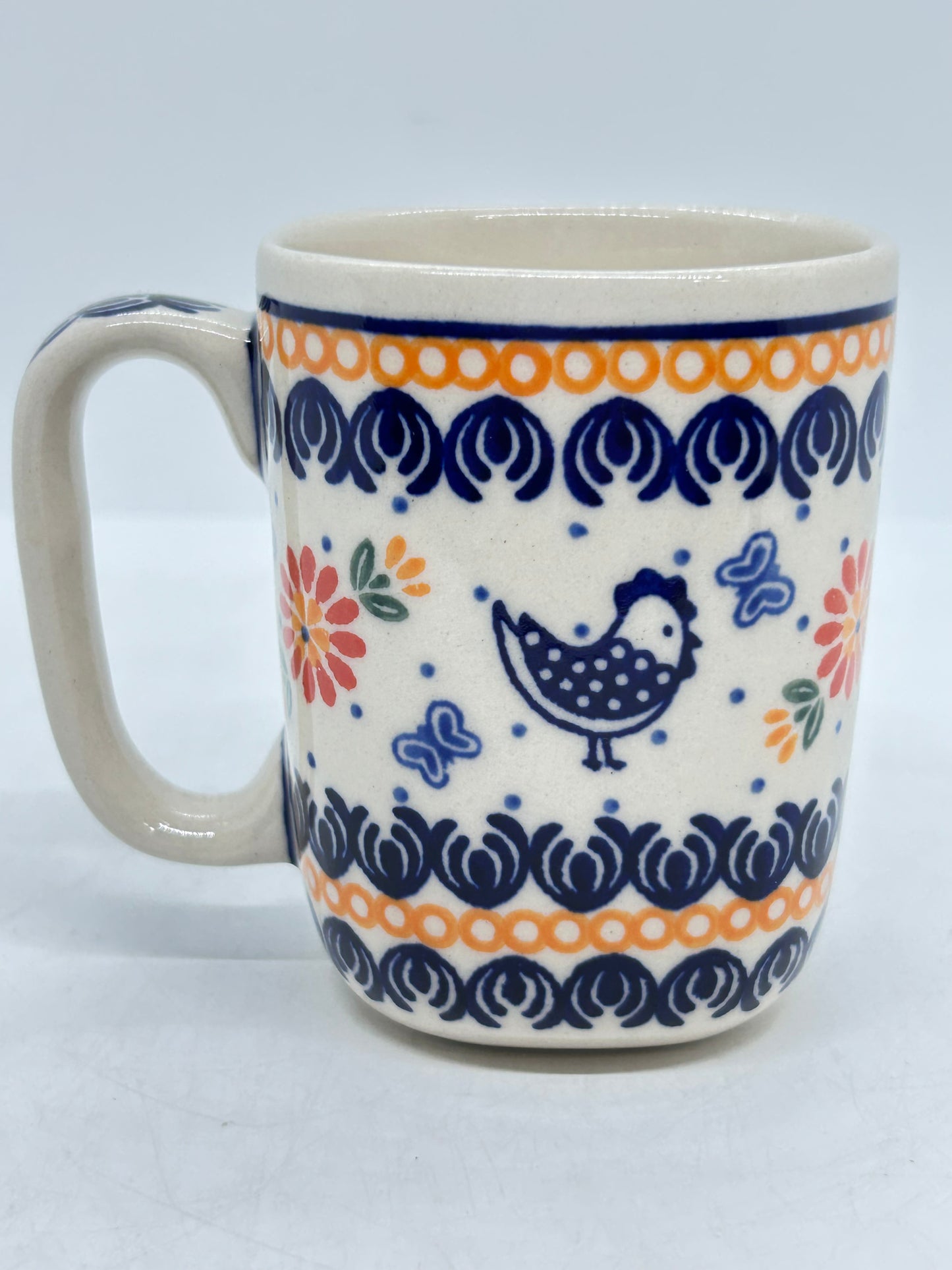 Lady Blue Square Mug - 026 - U4