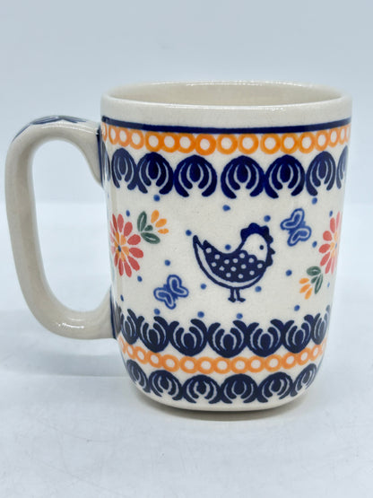 Lady Blue Square Mug - 026 - U4
