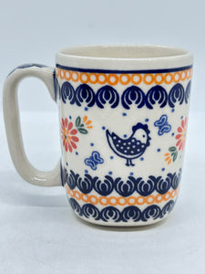 Lady Blue Square Mug - 026 - U4